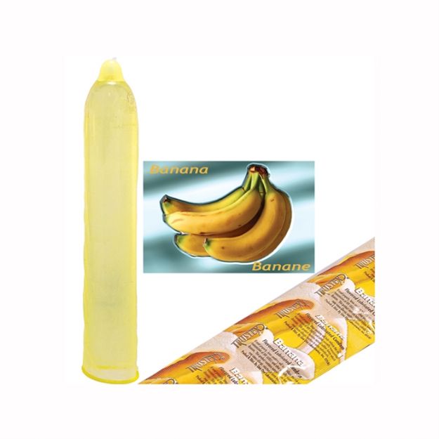 Picture of TRUSTEX BANANA CONDOM