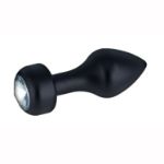 Picture of DIAMOND BUTT PLUG ALUMINIUM  83MM X 30MM BLACK