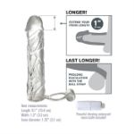 Picture of FX - VIBRATING SUPER SLEEVE- CLEAR