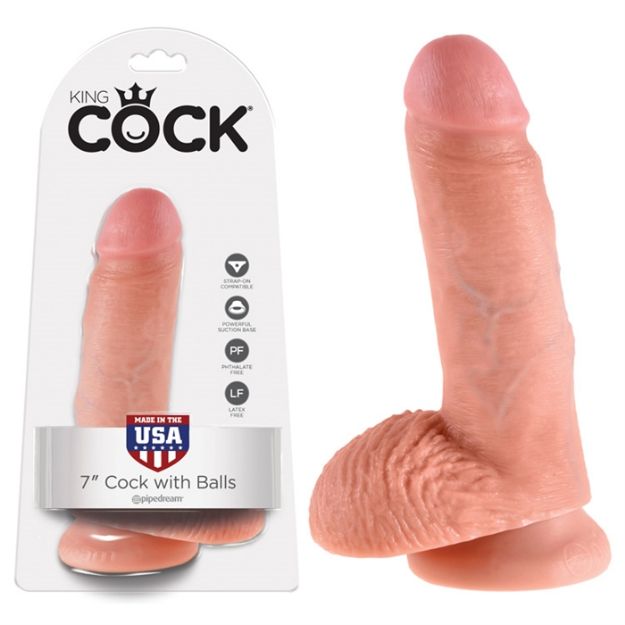 Picture of KING COCK  7" COCK WITH BALLS