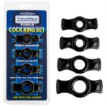 Picture of TITANMEN TOOLS COCK RING SET BLACK