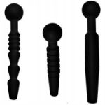 Picture of "DARK RODS 3 PIECE" SILICONE PENIS PLUG