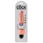 Picture of King Cock 8" Vibrating Stiffy - Flesh