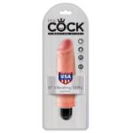 Picture of King Cock 6" Vibrating Stiffy - Flesh