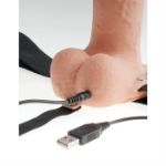 Picture of Fetish Fantasy 7" Hollow Rechargeable Strap-on wit