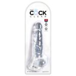 Picture of King Cock Clear 8" Cock with Balls