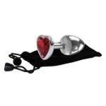 Picture of MEDIUM RED HEART GEM ANAL PLUG