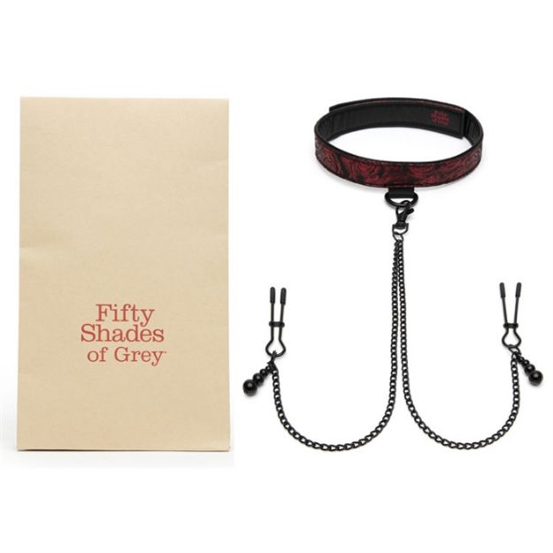 Picture of FSOG - Sweet Anticipation Collar Nipple Clamps