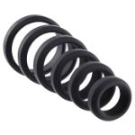 Picture of A&E 6-Piece Penis Ring Set - Silicone black