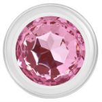 Picture of MEDIUM PINK GEM GLASS PLUG