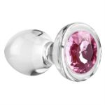 Picture of SMALL PINK GEM GLASS PLUG