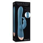 Picture of Shimmy & Shake Velvet Rabbit - Silicone Teal