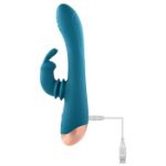 Picture of Shimmy & Shake Velvet Rabbit - Silicone Teal