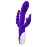 Picture of Lick Me Triple Stim Vibe - Silicone Purple