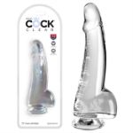 Picture of King Cock Clear 7.5" With Balls - Clear