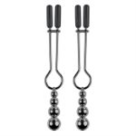 Picture of Beaded Nipple Clamps - Black Chrome