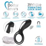 Picture of DL - Zinger+ Cock Ring - Remote Rechargeable Black