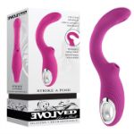 Picture of Strike A Pose - Silicone Rechargeable - Burgandy