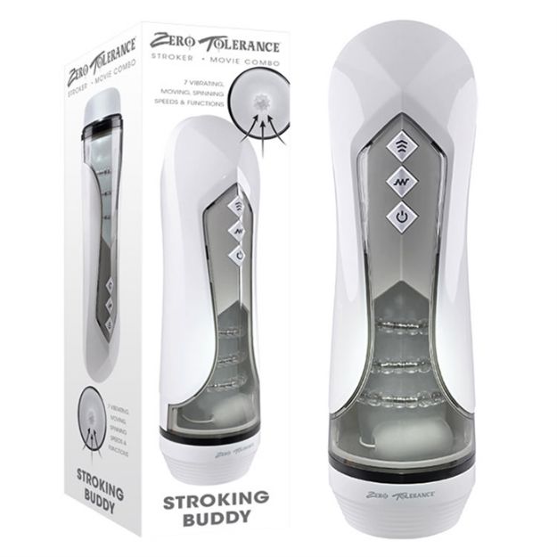 Picture of Stroking Buddy - Stroker Rechargeable - White