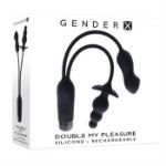 Picture of Double My Pleasure - Silicone Rechargeable - Black