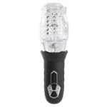 Picture of Cyclone - Rechargeable Stroker - Black/Clear