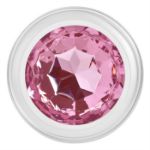 Picture of LARGE PINK GEM GLASS PLUG