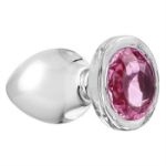 Picture of LARGE PINK GEM GLASS PLUG