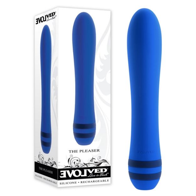 Picture of The Pleaser - Silicone Rechargeable - Blue