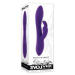 Picture of Wavy Rabbit - Silicone Rechargeable - Purple