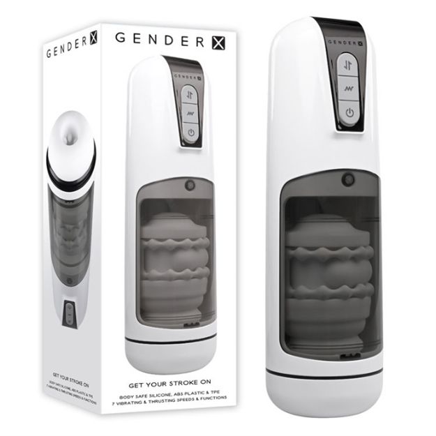 Picture of Get Your Stroke On - Rechargeable Stroker - White