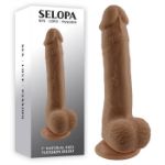 Picture of 7" Natural Feel Flexskin - Dildo - Dark