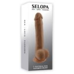 Picture of 7" Natural Feel Flexskin - Dildo - Dark