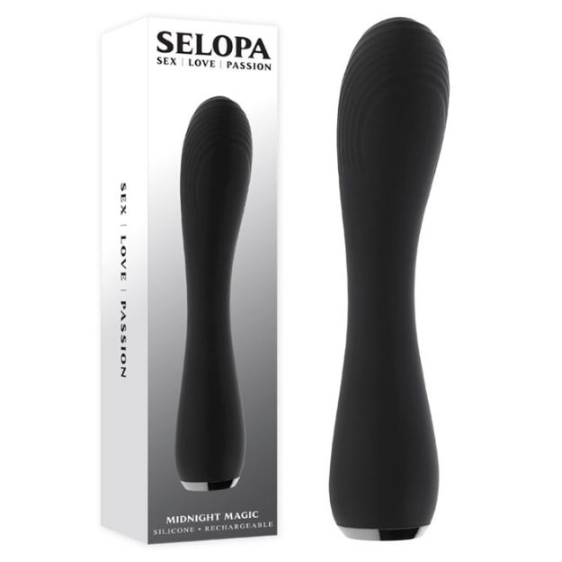 Picture of Midnight Magic - Silicone Rechargeable - Black